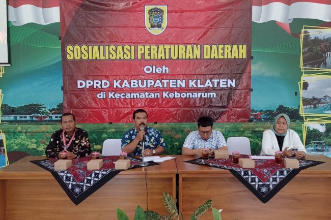 SOSIALISASI PERDA NO 9 KAB KLATEN TAHUN 2019 TENTANG PENGELOLAAN DAN PELESTARIAN CAGAR BUDAYA DI WILAYAH KLATEN OLEH DPRD KAB KLATEN