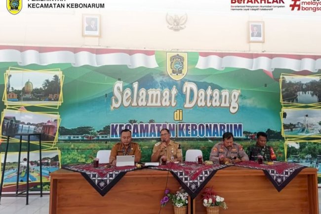 Sinergi Pasca-Nataru, Kecamatan Kebonarum Gelar Rapat Evaluasi Lintas Sektoral