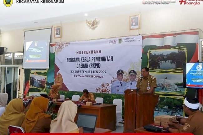 Wujudkan Pembangunan Partisipatif, Kecamatan Kebonarum Gelar Musrenbangcam 2027