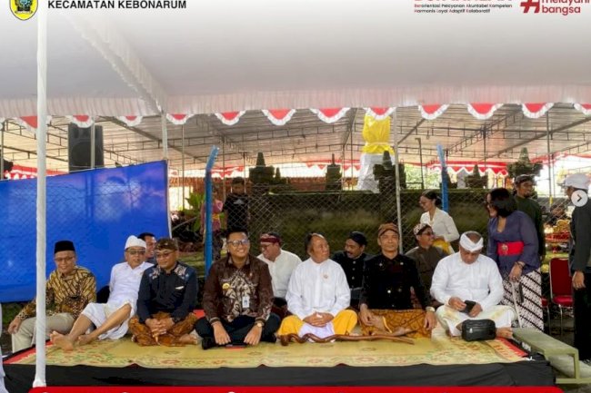 Jaga Harmonisasi dan Tradisi, Bupati Klaten Hadiri Prosesi Suci Melasti di Kebonarum