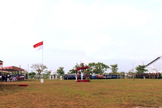 Sukses dan Khidmat, Upacara HUT RI ke-81 Kecamatan Kebonarum Gelar di Lapangan Umbul Brondong