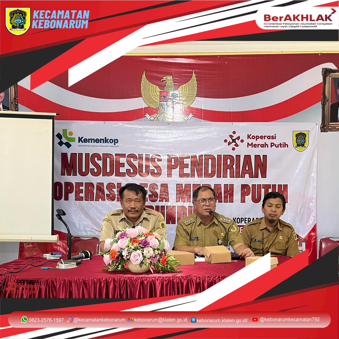 Gebyar Musyawarah Desa Khusus di Kebonarum: Tujuh Desa Sepakat Bentuk Koperasi Desa Merah Putih