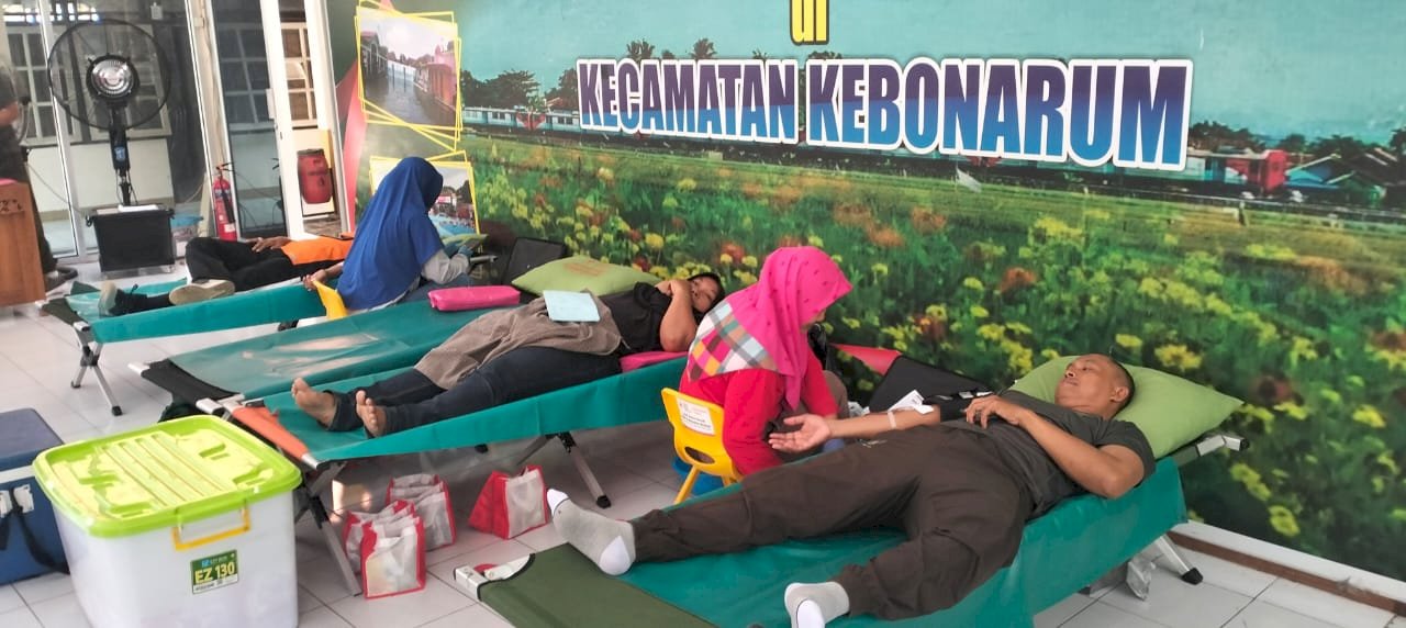 Kebonarum Gelar Donor Darah, Wujud Solidaritas Berbagai Elemen Masyarakat