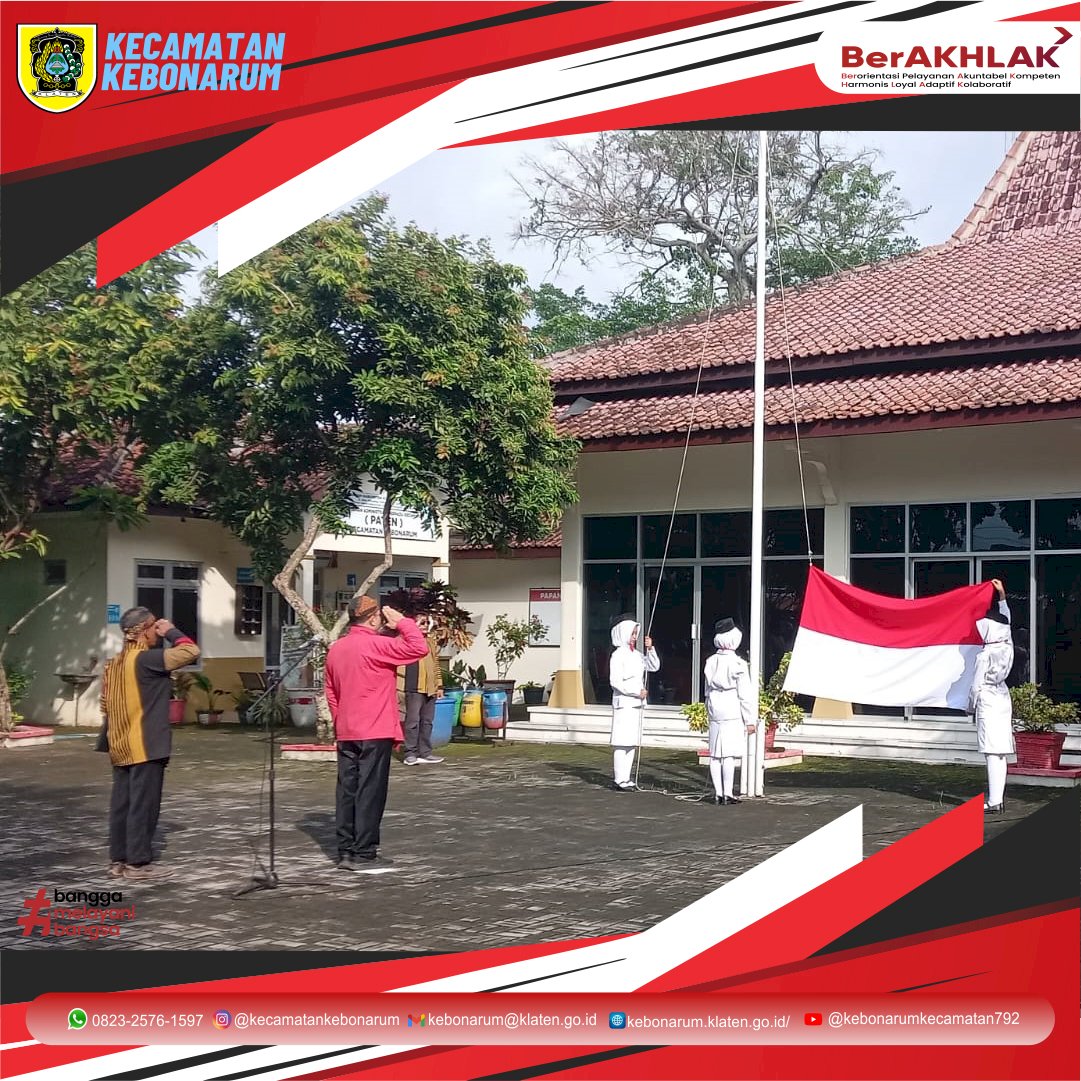 Kecamatan Kebonarum Gelar Upacara Bendera Peringati Hari Lahir Pancasila 2025