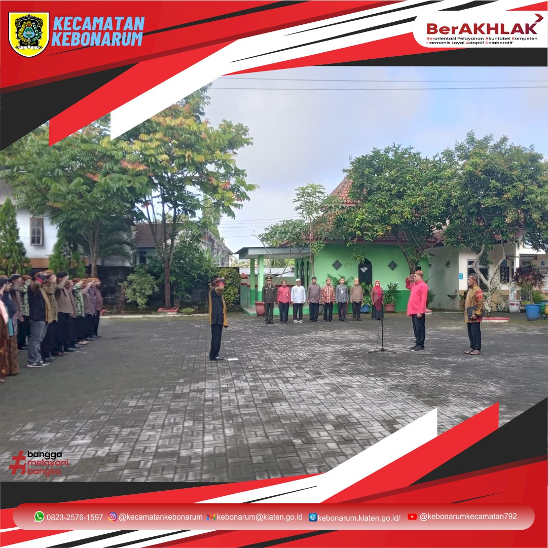 Kecamatan Kebonarum Gelar Upacara Bendera Peringati Hari Lahir Pancasila 2025