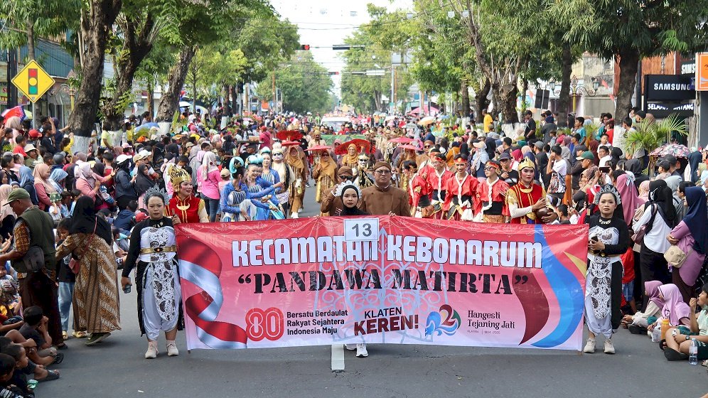 Klaten Karnaval Budaya 2025: Kebonarum Tampil Memukau dengan Tema "Pandawa Matirta"