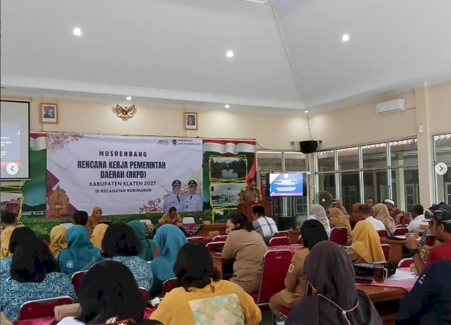 Wujudkan Pembangunan Partisipatif, Kecamatan Kebonarum Gelar Musrenbangcam 2027