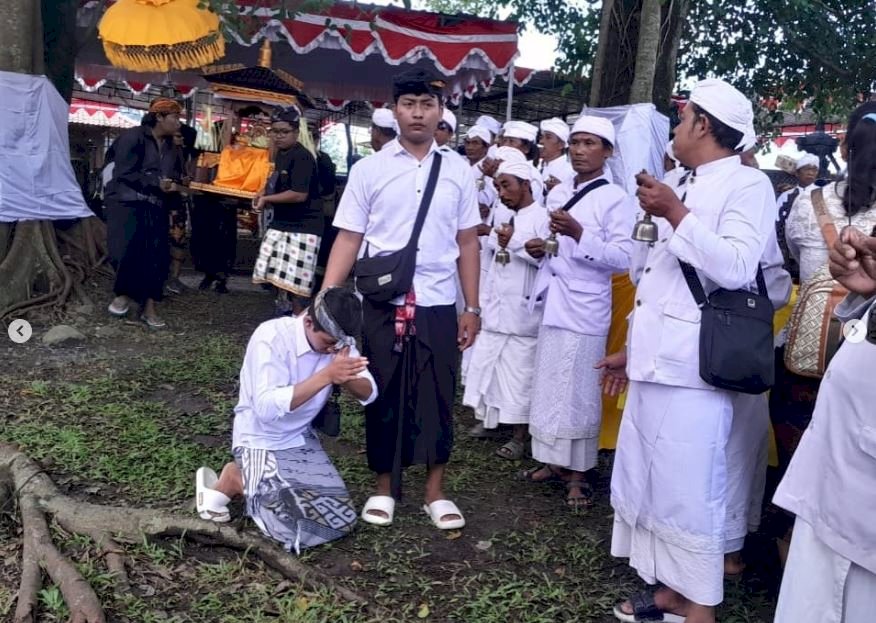 Jaga Harmonisasi dan Tradisi, Bupati Klaten Hadiri Prosesi Suci Melasti di Kebonarum