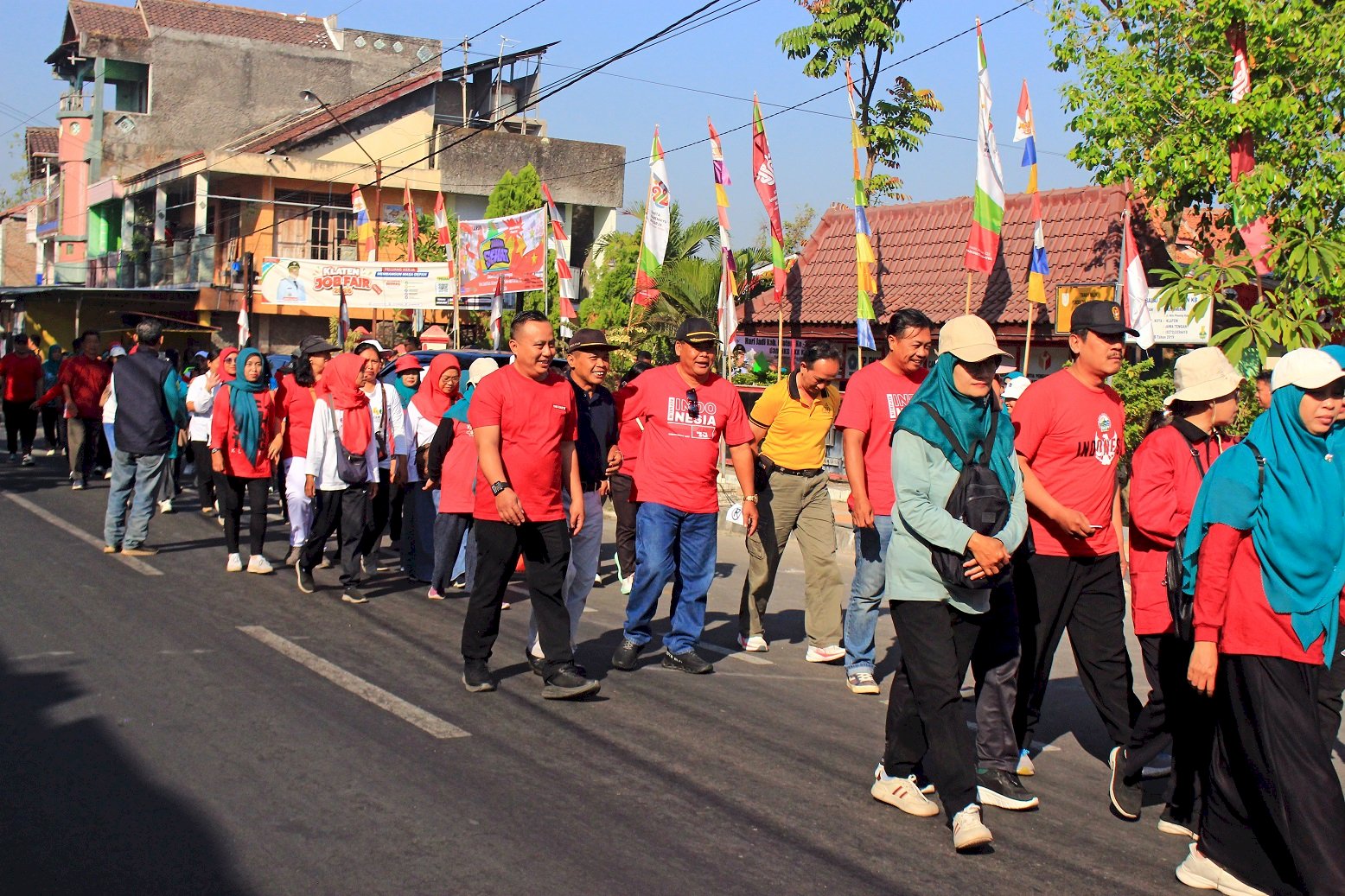 Semarak Peringatan Hari Jadi Klaten ke-222, HUT RI ke-81, dan HKG PKK ke-54 di Kebonarum