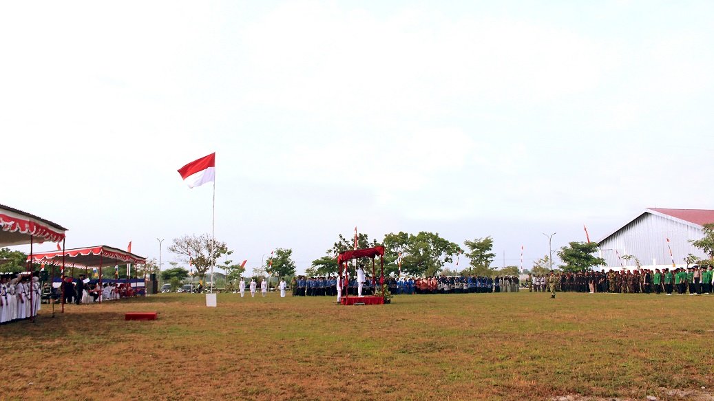 Sukses dan Khidmat, Upacara HUT RI ke-81 Kecamatan Kebonarum Gelar di Lapangan Umbul Brondong