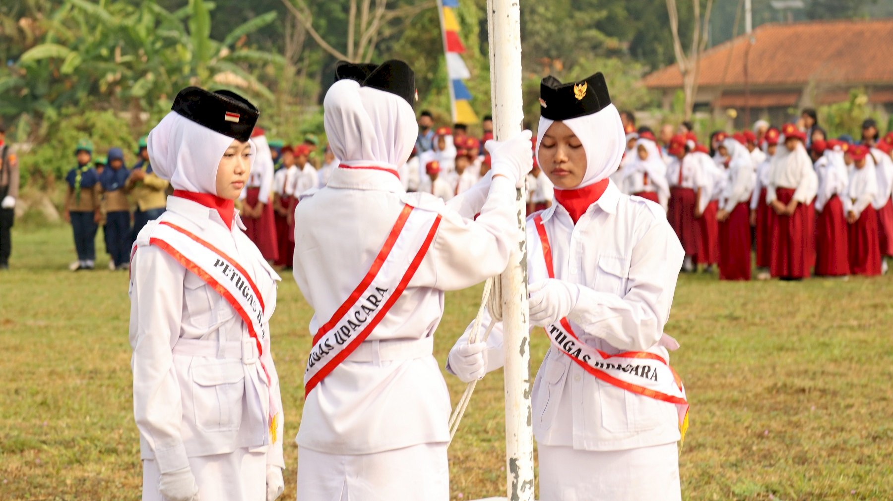 Sukses dan Khidmat, Upacara HUT RI ke-81 Kecamatan Kebonarum Gelar di Lapangan Umbul Brondong